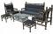 Traditional Style Sankheda Sofa Set - 6 Pcs