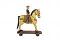 Handmade Large Wooden Horse /w Sipahi Rider - 48"