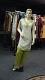 Mehndi Green & White Designer Churidar Suit (L) Mehndi Green & White Designer Churidar Suit (L)