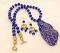 Blue & Gold Handmade Embossed Terracotta Set Blue & Gold Handmade Embossed Terracotta Set