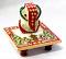 Abstract Marble Ganpati Idol Murti with Chowki Abstract Marble Ganpati Idol Murti with Chowki