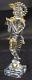 Crystal Lord Krishna Statue with Gold Lining (6" Tall)