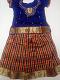 Colorful Pattu Pavadai set, Girls 10 to 11 Year Old