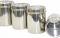 Stainless Steel Canister Box / Storage Dabba (4 Piece) Stainless Steel Canister Box / Storage Dabba (4 Piece)
