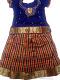Blue Choli with Colorful Langa 3-4 yr Old Girls Pattu Pavadai Set Blue Choli with Colorful Langa 3-4 yr Old Girls Pattu Pavadai Set