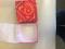 Decorative Red Bandhani Mithai Box /w Paper (25 pcs)