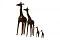 Handmade Leather Giraffe Statues / Figurines Handmade Leather Giraffe Statues / Figurines