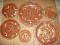 Decorative Red Bandhani Chhab Set from Size 0 to 5 (5 pcs) Decorative Red Bandhani Chhab Set from Size 0 to 5 (5 pcs)