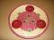 Jute Work Pink Dori Pooja Thali /w 3 Wati Jute Work Pink Dori Pooja Thali /w 3 Wati