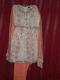 Cotton White & Orange Net Sleeves Girls Churidar Kurta Cotton White & Orange Net Sleeves Girls Churidar Kurta