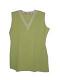 Cotton Sleeveless Casual Lime Green Kurti / Tunic For Women Cotton Sleeveless Casual Lime Green Kurti / Tunic For Women
