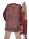 Kurta Pajama For Boys In Maroon & Cream Checks Kurta Pajama For Boys In Maroon & Cream Checks
