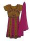 Gold & Pink Crepe Lehenga Choli For 2 To 3 Year Old Girls Gold & Pink Crepe Lehenga Choli For 2 To 3 Year Old Girls