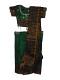 Green & Brown Traditional Kids Silk Saree Blouse Green & Brown Traditional Kids Silk Saree Blouse