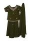 Green Zari Work Georgette Ghagra Choli For Children Green Zari Work Georgette Ghagra Choli For Children