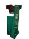 Girls Readymade Saree Outfit In Green & Wine Silk Girls Readymade Saree Outfit In Green & Wine Silk
