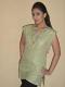 Hand Embroidered Cotton Kurti / Tunic W/ Short Sleeves Hand Embroidered Cotton Kurti / Tunic W/ Short Sleeves