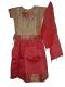 Kids Pattu Pavadai Blouse, South Indian Langa In Peach & Beige Kids Pattu Pavadai Blouse, South Indian Langa In Peach & Beige