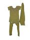 Churidar Kurta For Kids In Lime-green With Silver Zari Work Churidar Kurta For Kids In Lime-green With Silver Zari Work