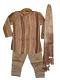 Fancy Kurta Pajama For Boys In Shaded Gold & Brown Stripes Fancy Kurta Pajama For Boys In Shaded Gold & Brown Stripes