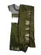 Saree Blouse Outfit For Teens & Kids In Olive Green Silk
