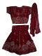 Traditional Maroon & Gold Embellished Lehenga Choli