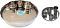 Stainless Steel Thali Set with 3 Katori - 4 pieces Stainless Steel Thali Set with 3 Katori - 4 pieces
