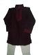 Kids Kurta Pajama In Maroon & Black Stripes