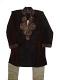 Kids & Teen Boys Churidar Kurta In Chocolate & Black Kids & Teen Boys Churidar Kurta In Chocolate & Black