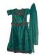 Stunning Blue Crepe Silk Ghagra Choli For Baby Girl And Teens