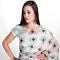 Polka Dot Pure Chiffon White, Black & Red Saree