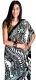 Multi Shade Black & White Saree with Contrasting Border Multi Shade Black & White Saree with Contrasting Border