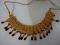 Beautiful Indian Choker in Gold Color With Red Beads