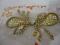 White and Yellow Stone hair accessory