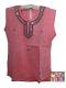 Mirror Work Sleeveless Cotton Indian Tunic For Teens - Small Mirror Work Sleeveless Cotton Indian Tunic For Teens - Small