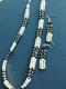 Hand Weaved Black Beads and White Pearls Hand Weaved Black Beads and White Pearls