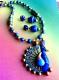 Handmade Terracotta Jhumka Earrings & Peacock Necklace