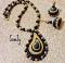 Hand Carved Designer Clay Set in Shades of Golden Brown & Black Hand Carved Designer Clay Set in Shades of Golden Brown & Black