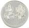 Lakshmi Ganesh Pure Silver Coins for Diwali, 10 Gms Lakshmi Ganesh Pure Silver Coins for Diwali, 10 Gms