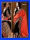 Black & Peach Half & Half Georgette Saree /w Designer Blouse Black & Peach Half & Half Georgette Saree /w Designer Blouse