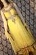 Yellow Sleeveless Anarkali Suit with Stone & Crystal Work
