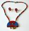 Terracotta Half Circle Necklace and Earring Set Terracotta Half Circle Necklace and Earring Set