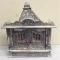 Small Silver Oxidized Mandir (Altar) \w Doors 12" * 12" * 7"