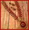 Handmade Terracotta Haaram in Bright Orange & Red Handmade Terracotta Haaram in Bright Orange & Red