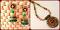 Terracotta Necklace Set In Gold, Red & Green Terracotta Necklace Set In Gold, Red & Green