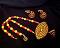 Oval Handcarved Pattern in Red and Yellow combo!!!!!