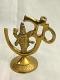 Brass Metal Small Lakshmi & OM Symbol Statue Brass Metal Small Lakshmi & OM Symbol Statue