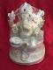 Carved Wood Embellished Lord Ganesha Statue Sitting on Gaddi Carved Wood Embellished Lord Ganesha Statue Sitting on Gaddi