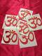 6 Pcs Maroon OM Symbol Self Stick 3D Stickers 6 Pcs Maroon OM Symbol Self Stick 3D Stickers