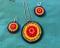 Bright & Colorful Rainbow Pendant Set Bright & Colorful Rainbow Pendant Set